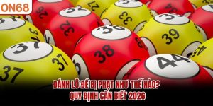 đánh lô đề bị phạt như thế nào