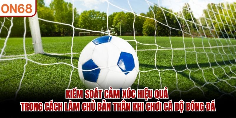cách làm chủ bản thân khi chơi cá độ bóng đá